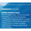 imageAmazon Brand  Wonder Bound Whole Pig Ears Dog Treats Pork 6 ounce 6 Count Pack of 118 Count Pack of 1