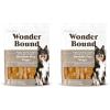 imageWonder Bound Chicken Wrapped Medium Sticks Peanut Butter Flavor  8 Count  RawhideFree Dog Treats Dental Health Chews for Plaque ampamp Tartar Control Easy to Digest LongLastingPeanut Butter