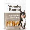 imageWonder Bound Chicken Wrapped Medium Sticks Peanut Butter Flavor  8 Count  RawhideFree Dog Treats Dental Health Chews for Plaque ampamp Tartar Control Easy to Digest LongLastingChicken