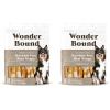 imageWonder Bound Chicken Wrapped Medium Sticks Peanut Butter Flavor  8 Count  RawhideFree Dog Treats Dental Health Chews for Plaque ampamp Tartar Control Easy to Digest LongLastingChicken