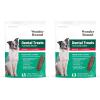 imageWonder Bound Dog Dental Treats for Large Dogs Over 50 lbs Fresh Mint Flavor Made with Real Chicken Nubbed Texture for Plaque ampamp Tartar Control Freshens Breath While Chewing 9 CountFresh Mint
