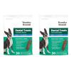 imageWonder Bound Dog Dental Treats for Large Dogs Over 50 lbs Fresh Mint Flavor Made with Real Chicken Nubbed Texture for Plaque ampamp Tartar Control Freshens Breath While Chewing 9 CountFresh Mint
