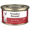 imageAmazon Brand  Wonder Bound Canned Wet Cat Food Salmon Recipe in Gravy No Artificial Flavors Adult Recipe 3 Ounce Pack of 24Beef