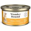 imageAmazon Brand  Wonder Bound Wet Cat Food Pate No Added Grain Variety Pack BeefChickenTurkey ampamp Giblet 3 ounce Pack of 24Chicken