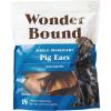 imageAmazon Brand  Wonder Bound Whole Pig Ears Dog Treats Pork 6 ounce 6 Count Pack of 118 Count Pack of 1