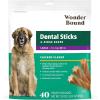 imageWonder Bound Chicken Flavor Dental Sticks for Tiny Dogs 520 lbs 6Ridge Shape for Plaque ampamp Tartar Control Freshens Breath Made With Real Chicken 108 CountChicken