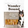 imageWonder Bound Chicken Wrapped Medium Sticks Peanut Butter Flavor  8 Count  RawhideFree Dog Treats Dental Health Chews for Plaque ampamp Tartar Control Easy to Digest LongLastingPeanut Butter